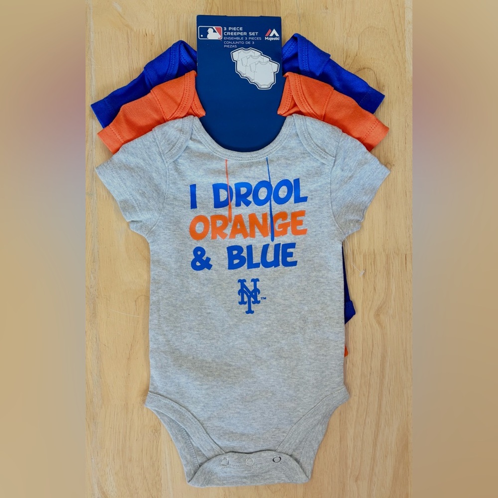 New! MLB New York Yankees Onesies 3 piece